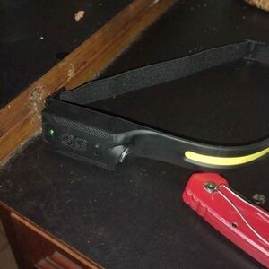 Black and Yellow Headlamp